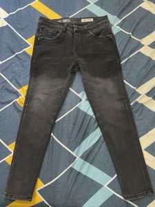 Men's Gray Denim Jeans