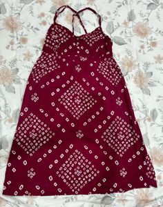 Maroon Sundress