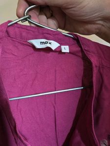 Pink Embroidered Dress
