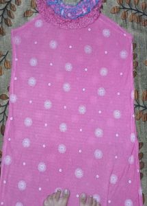 Pink Floral Maxi Dress