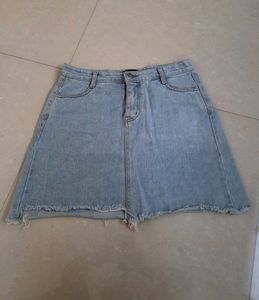 Imported Korean Denim Mini Skirt