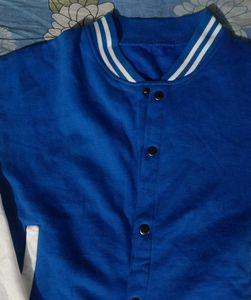 Varsity Jacket - Blue &amp; White