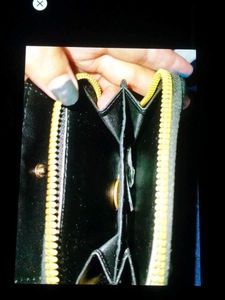 Quilted Black Wallet