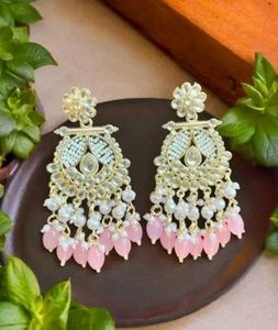 Silver And Soft Pink Statement Earrings 💗✨