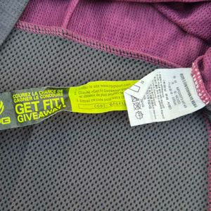 Mauve Patterned Active T-shirt