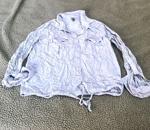 Light Blue office wear shirt with full sleeves