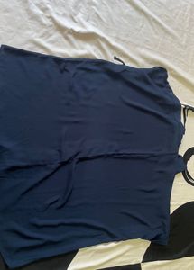 an imported classy navy shirt