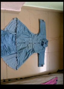 Denim Two-Piece Set