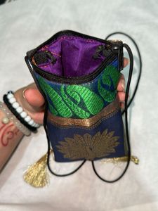 Ethnic Peacock Pouch