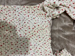 Floral Smocked Top