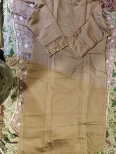 beautiful beige kurta