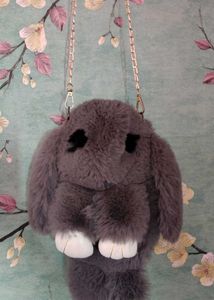 Fuzzy Bunny Shoulder Bag