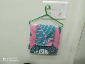 Single Bed Sheet With Pillow