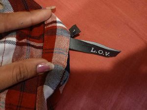 Casual Checkered Shirt Dress