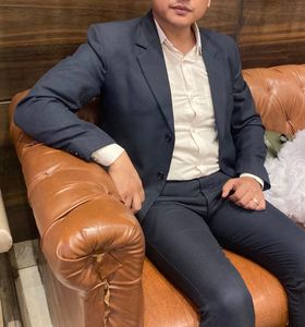 Men's Navy Blue Suit