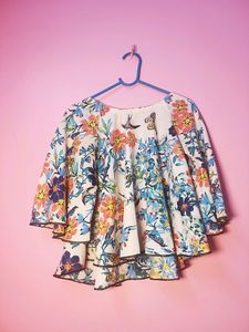floral print top