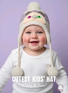 Cute Kids Beanie with light for more fun