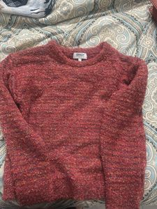 Burgundy Knit Sweater