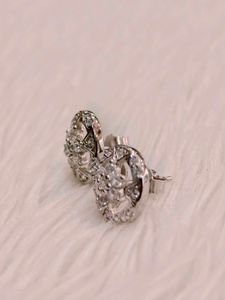 Sparkling 925 Silver Sterling Earrings