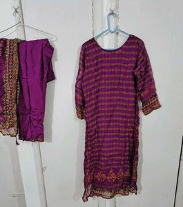 Pretty Magenta Kurta Set