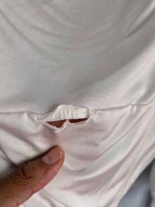 Boohoo White Bodysuit cutout sleeve