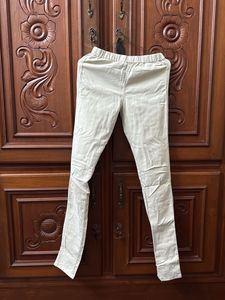 Casual Beige Leggings