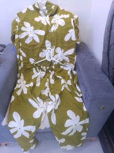Floral Print cord set