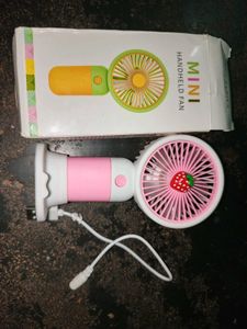 Cute Strawberry Mini Fan