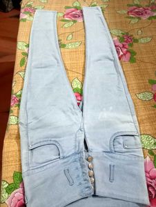 Light Blue Jeans.. Little Fade In Upper Side