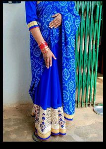 Elegant Blue Saree