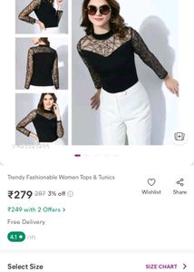 Combo Of Two Korean Style Top + Freebie