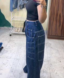 Wide Leg Denim Jeans