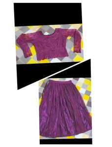 Purple Skirt and Top Set