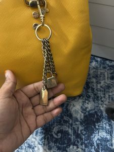 Aldo Yellow Satchel