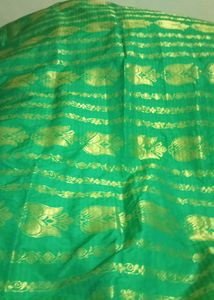 Green Silk Saree 💚