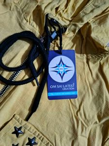 Yellow Star Pocket Hoodie