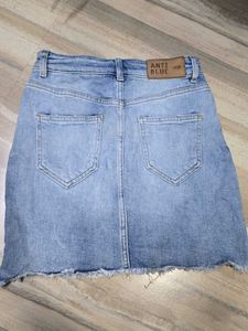 Denim Mini Skirt