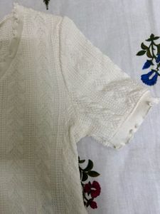 White Knit Cardigan