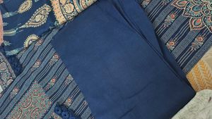 Nevy Blue Pashmina Suit