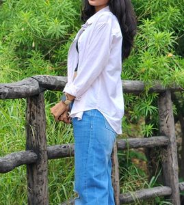 Oversized Button-Down Shirt