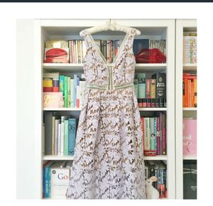 Floral Lace Midi Dress