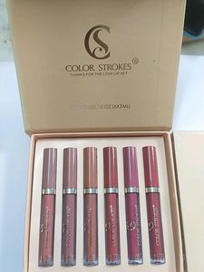 Color Strokes Matte Liquid Lipistick Pack Of 6