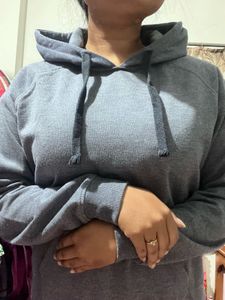 Roadster Women Blue Hoodie Sweatshirt