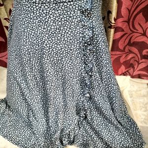 Navy Blue And White Dress