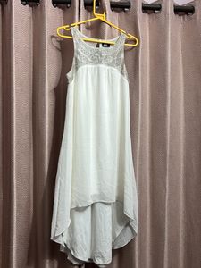 White Sleeveless Dress