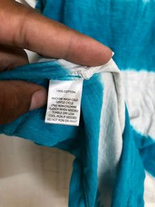 Ann Taylor Blue Short Sleeve T Shirt