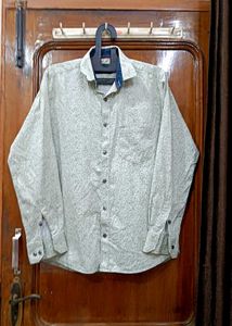 Men's Light Green Casual Shirt
