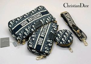 CHRISTIAN DIOR MULTI POCHETTE BAG
