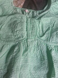 Mint Green Textured Top