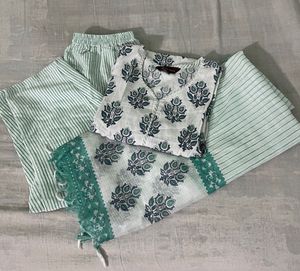 3pc Kurti Set𐙚